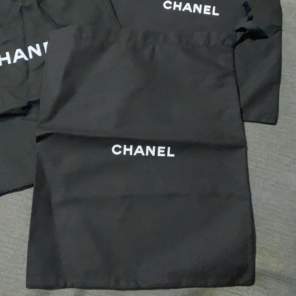 3 brand new Chanel dust bags (bootie size)